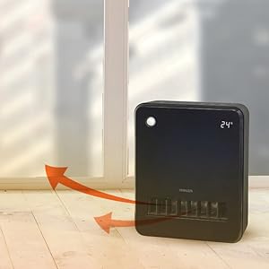 ほぼ未使用美品　山善セラミックファンヒーター DSF-VT12(ブラック) Amazon | [山善] セラミックファンヒーター セラミックヒーター