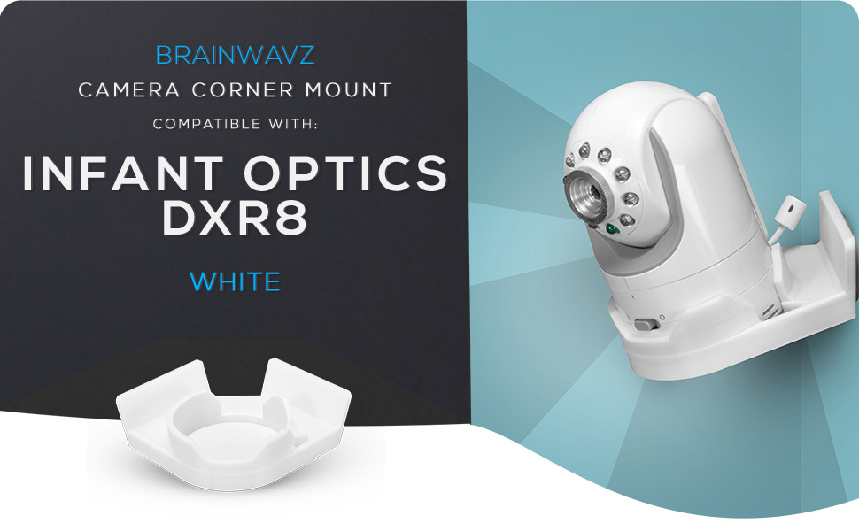 Corner Mount Infant Optics DXR8 & Pro Adhesive Wall Shelf