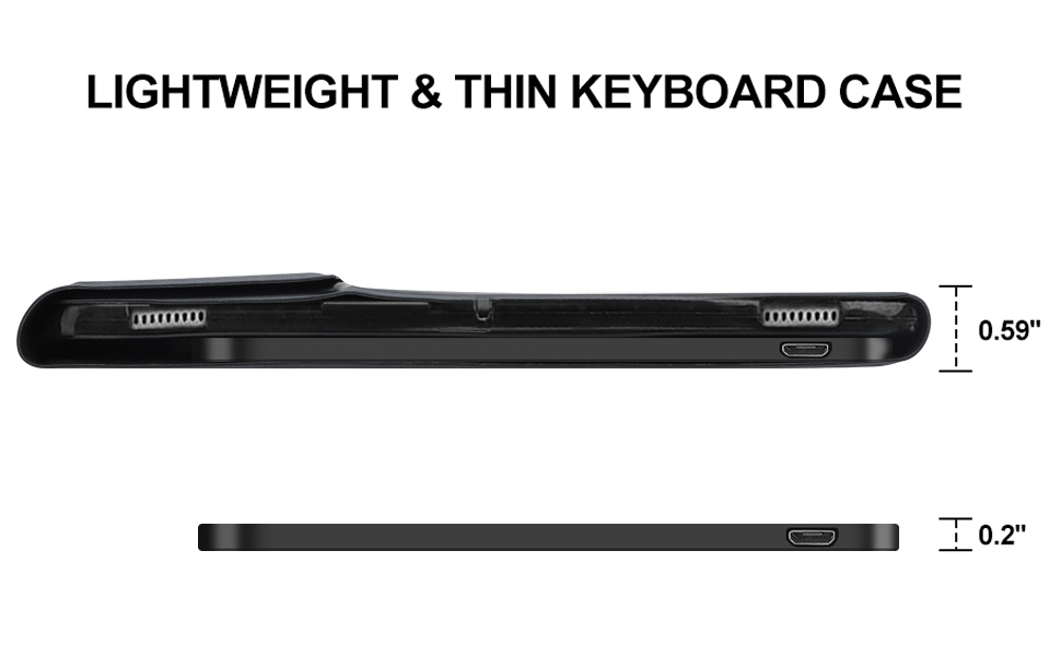 Samsung Galaxy Tab S8 Plus/S7 FE/S7 Plus 12.4” Keyboard