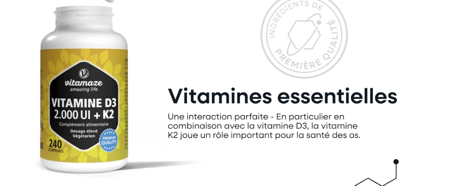 vitamine d3 2000 vitamine k2 mk-7 vitamine solaire