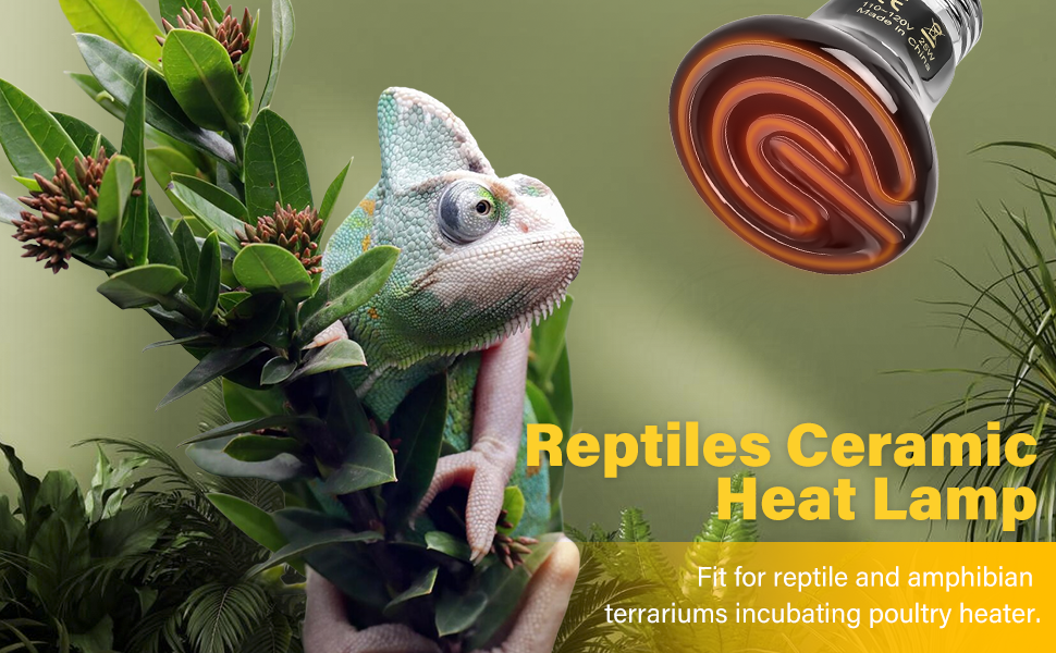 Simple Deluxe 25W Mini Ceramic Heat Emitter Reptile Heat Lamp