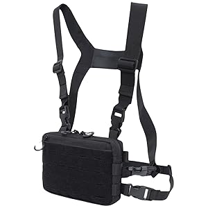 【匿名配送、送料無料】サバゲー　タクティカルベスト　ポーチ　マスク Amazon | [Dr.nao] サバゲー チェストリグ タクティカルベスト