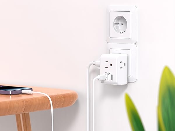 Amazon.com: 2 Pack US to Japan Plug Adapter, 2 Prong to 3