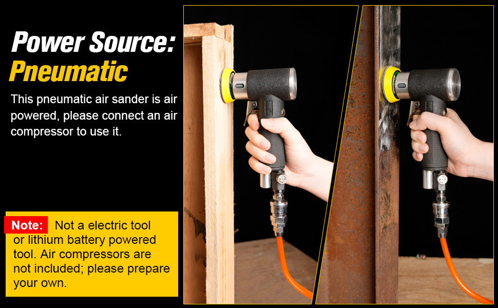 High Speed Pneumatic Mini Sander