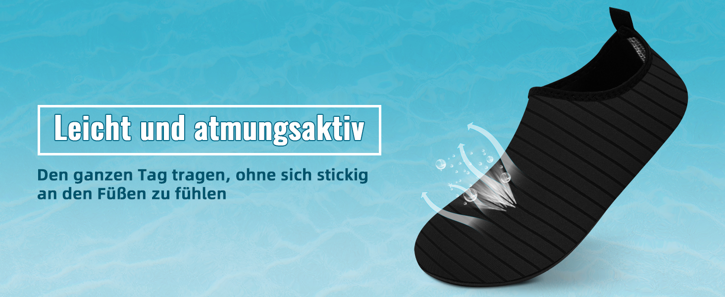 Badeschuhe Wasserschuhe Damen Herren,Schwimmschuhe Barfußschuhe Strandschuhe,Leicht Surfschuhe