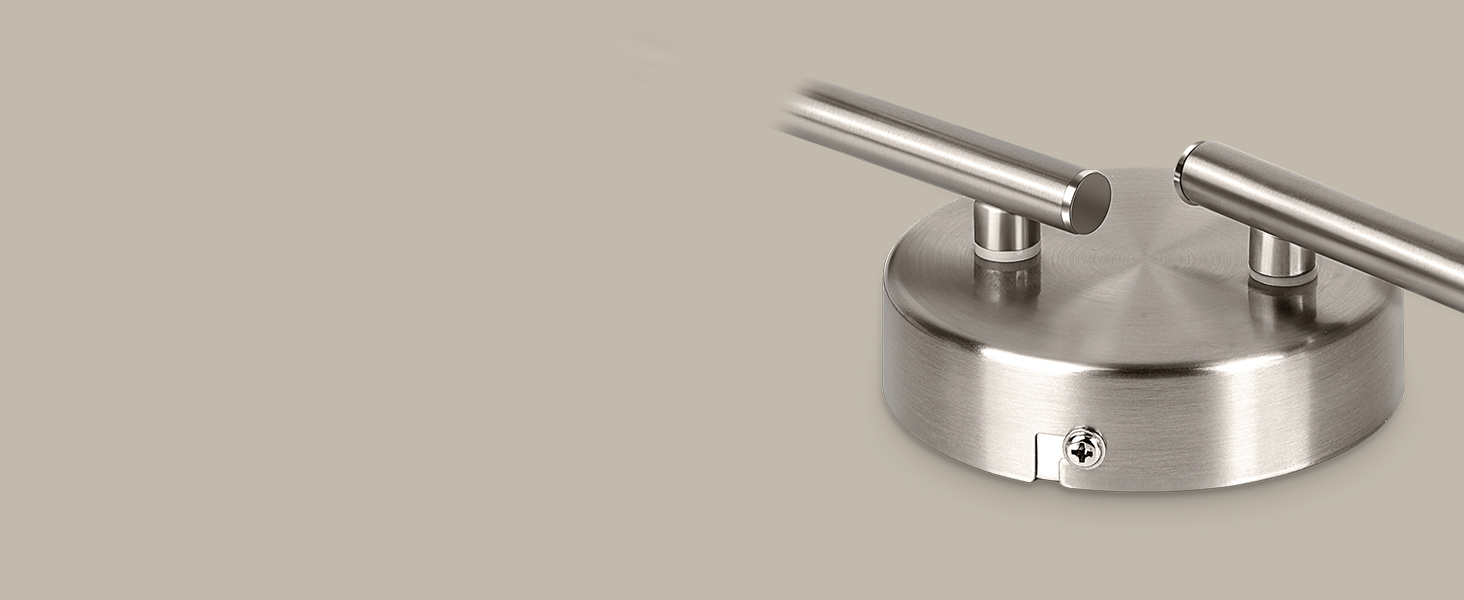 Dehobo Ceiling Spotlight Rotatable Matte Nickel 6 Way GU10 LED