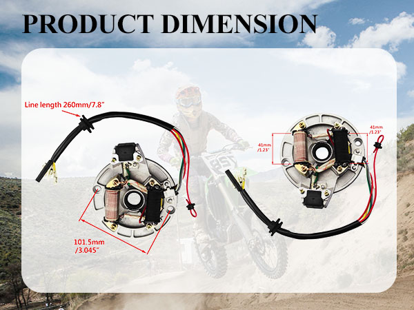 RK-5444　fatu Amazon.com: PRO BAT Lifan Magneto Flywheel Stator Plate for