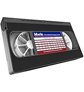 Mwin VHS Head Cleaner for VHS/VCR Players, Dry Technology- No Fluid Reusable Video Head Cleaner Tape
