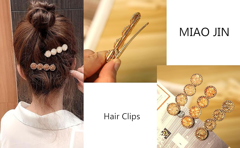 Rhinestone Hair Clips