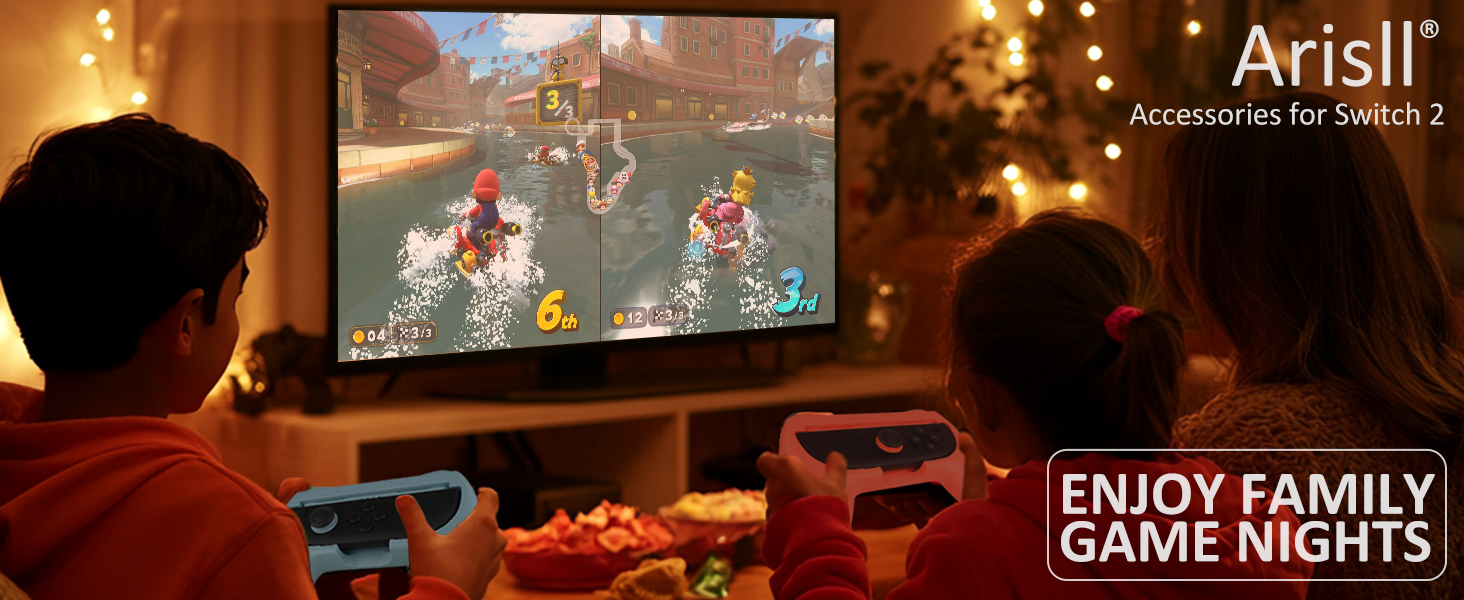 arisll accessories for switch 2 enjoy the family game nights