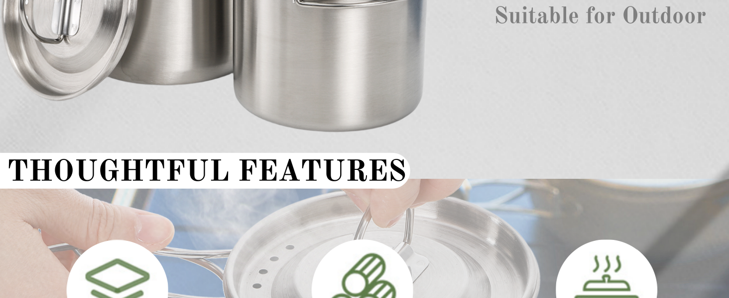 Stainless Steel Camping Cups