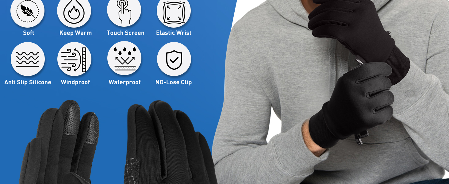 winter gloves men women