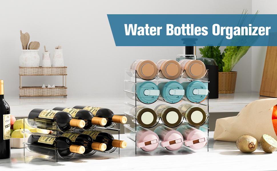 Bottle Organizer,Water Bottle Storage Organizer