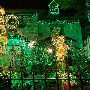 Green✨３点❤︎ Home Accents Holiday 100 Count Red/Green Faceted C9 LED