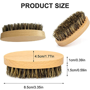 Ανδρική βούρτσα για γένια Boar Bristle Straightening