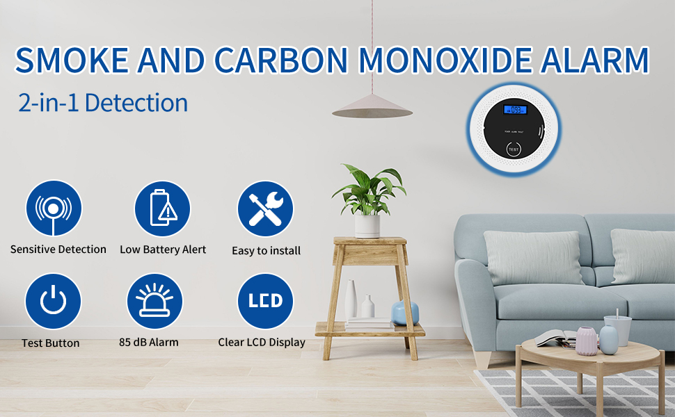 smoke and carbon monoxide detector