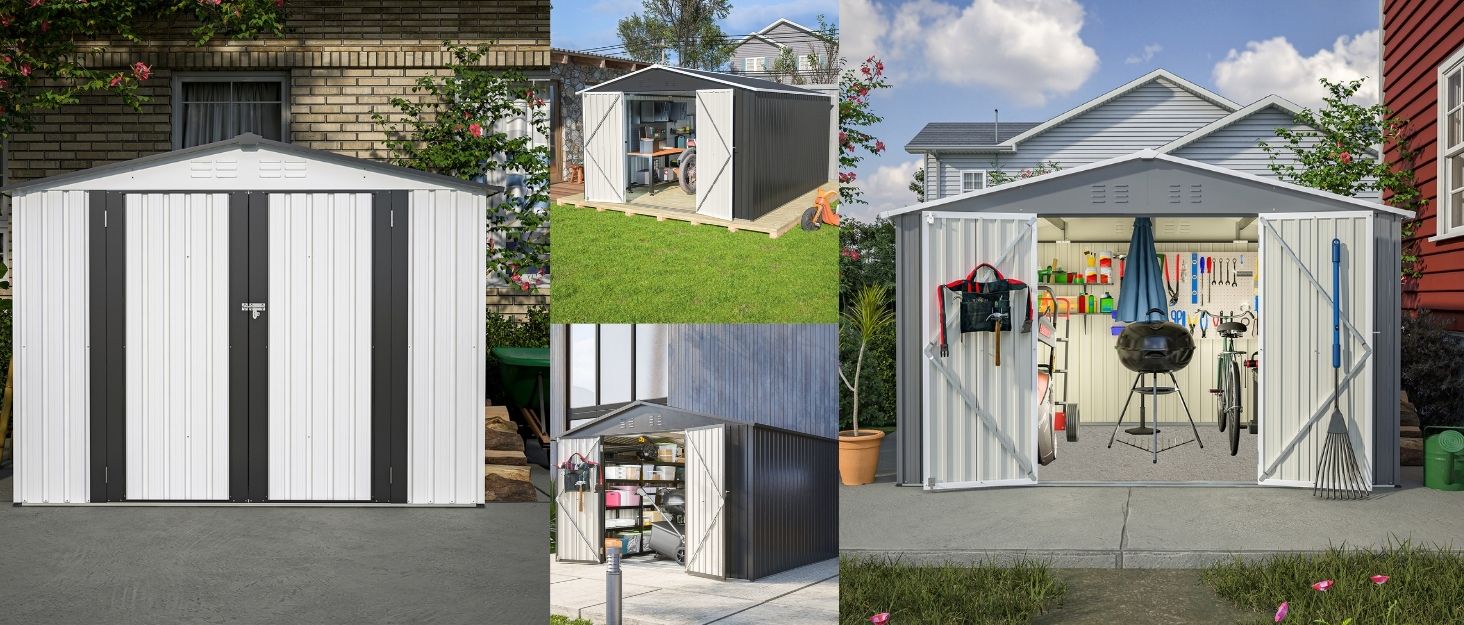 metal storage shed