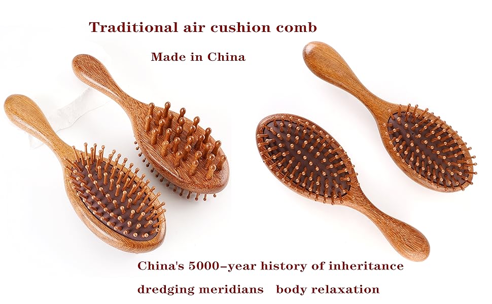 Meridian air cushion comb