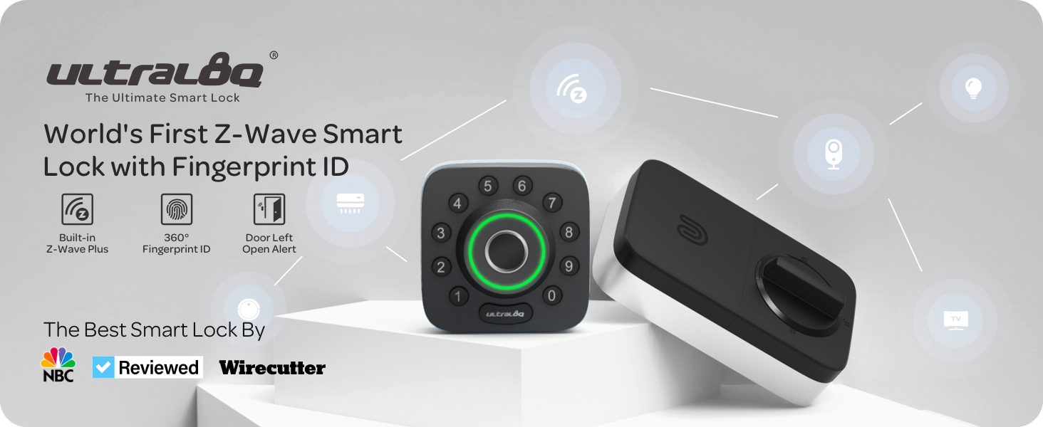 ULTRALOQ World's First ZWave Smart Lock with Fingerprint ID, Works