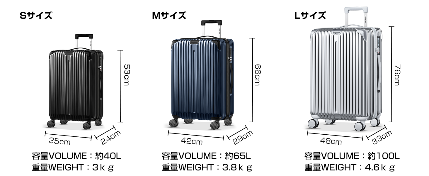 キャリーケースSサイズ