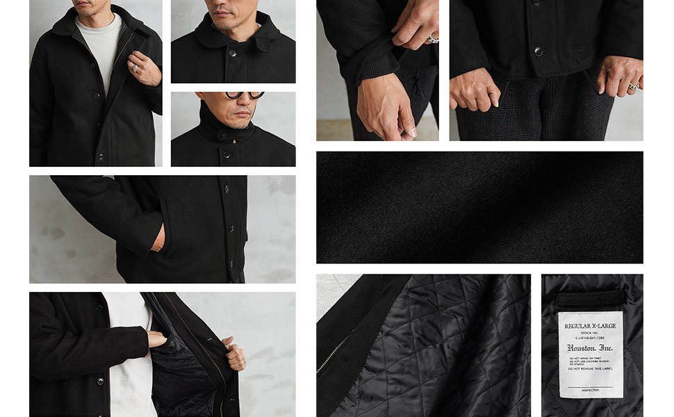 Amazon | HOUSTON ヒューストン WAIPER別注 メルトン N-1デッキ