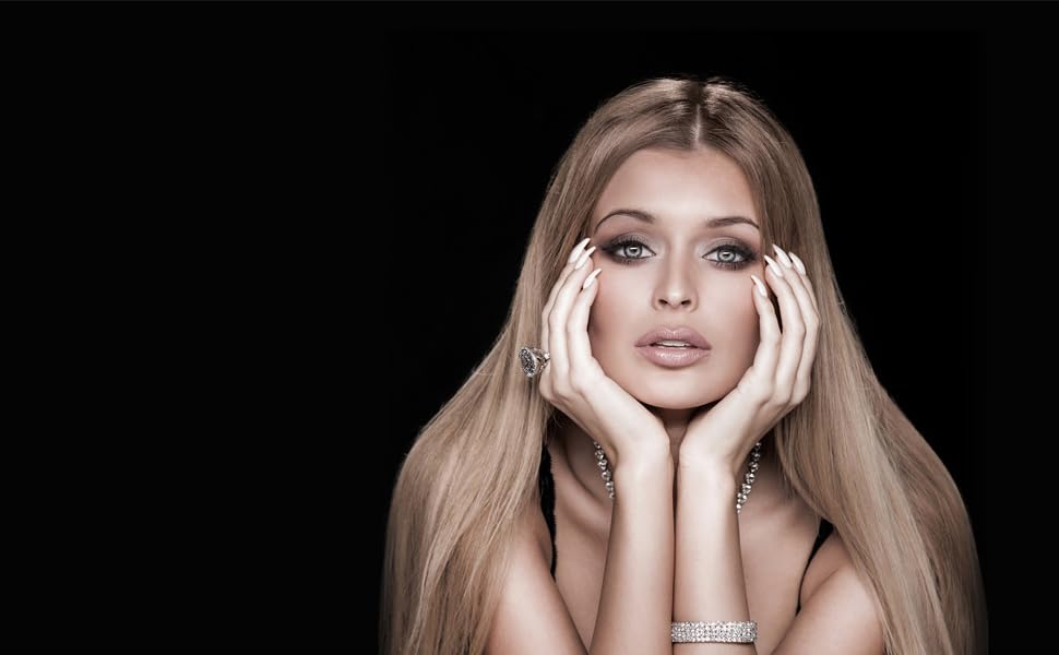 Piastra per capelli professionale a vapore