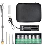 BAIQI Electric Micro Engraving Pen Set,USB Chargeable Cordless Rotary Tools,37000 PRM And Low Noi...