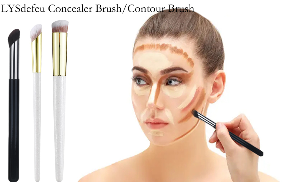real techniques flat mini face nose shadow angled Contour blending brush under eye concealer brush 