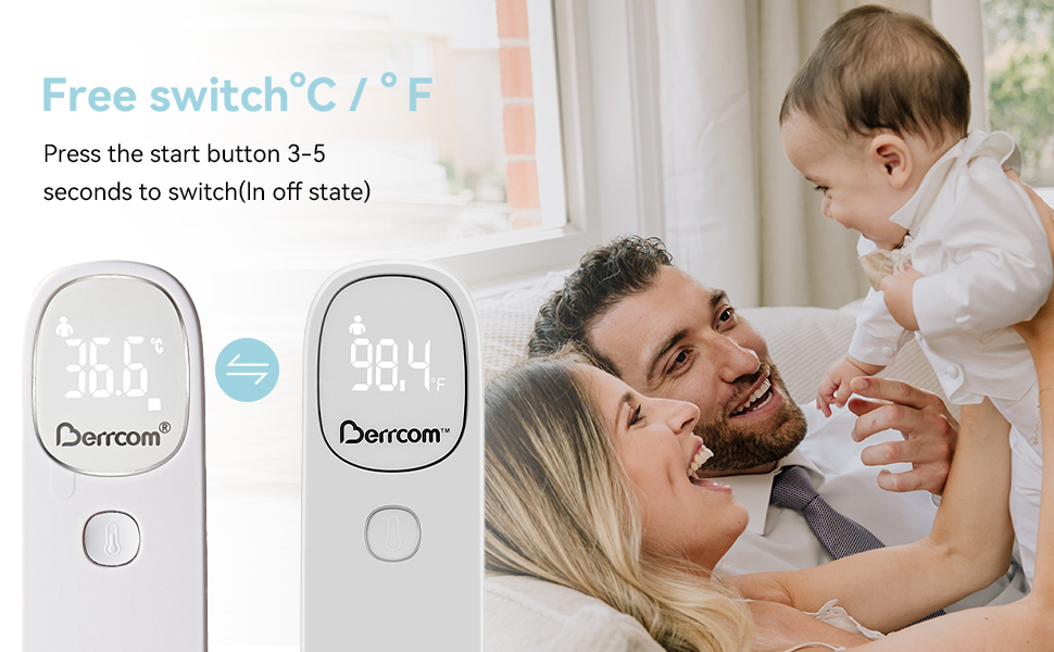 Non Contact Infrared Forehead Thermometer for Adults and Kids