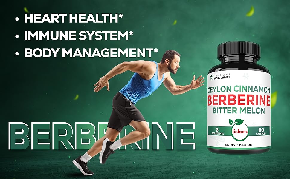 S89. Satoomi - Berberine - 1500 mg -60 caps