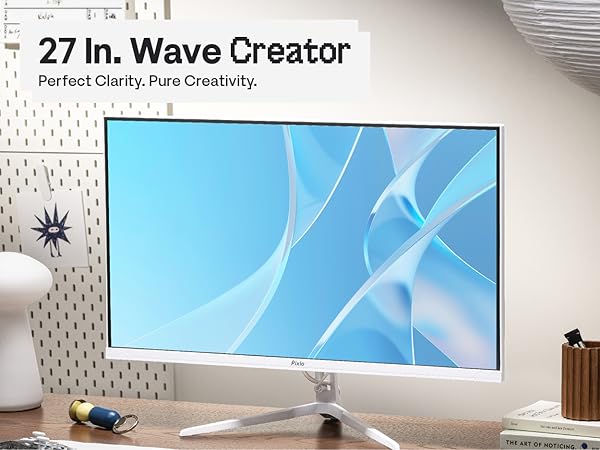超美品！！Pixio PX27U Wave White 27インチ 4K PX27UWAVEW / ホワイト | 27インチ 160Hz 4K Fast IPSゲーミング