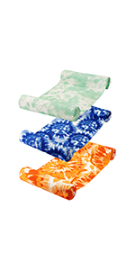 3 Pack 4-in-1 Inflatable Pool Floats Hammock