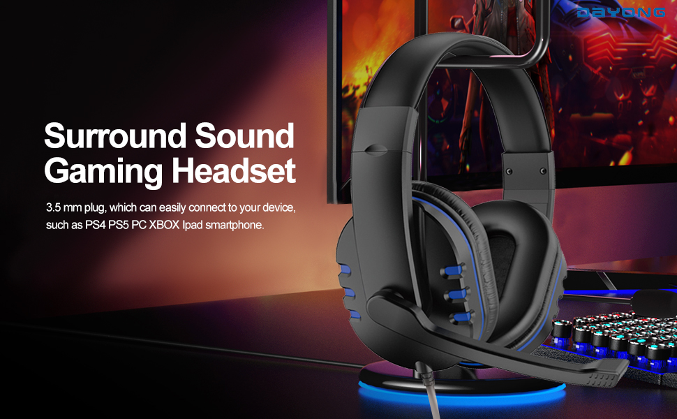 3.5mm Wired Gaming Headphones 