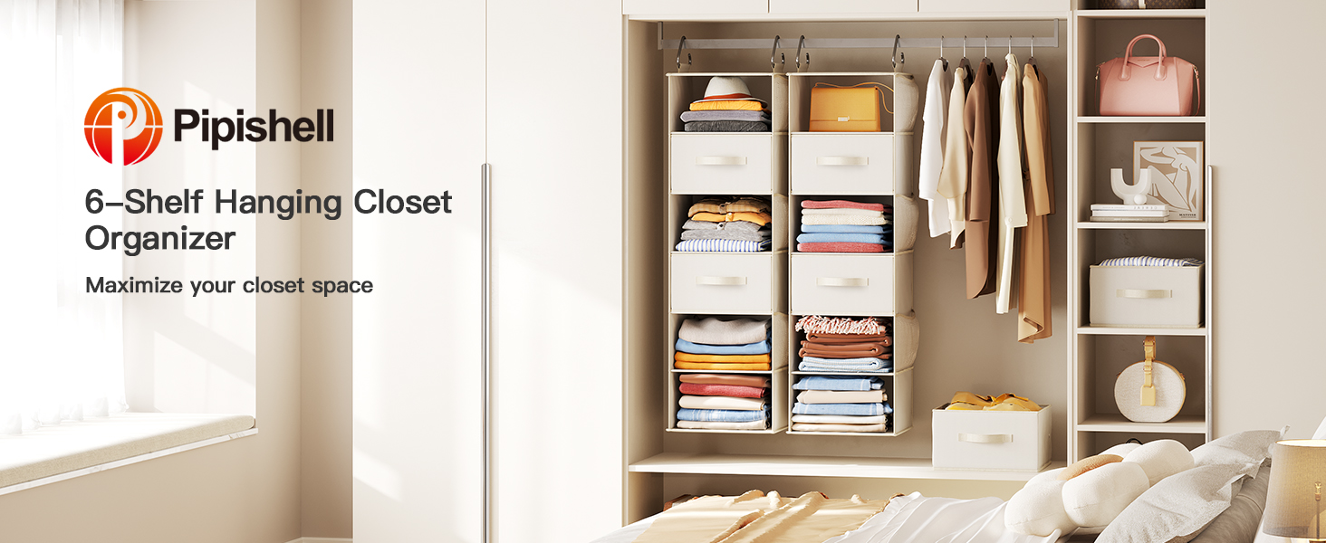 hanging cloaet organizer