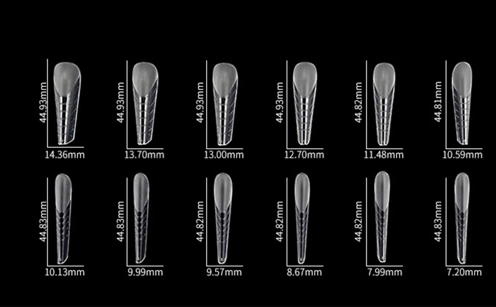 nail dual forms for polygel