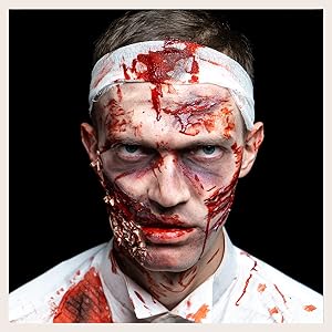 transform into a wicked witch, a bloody vampire, a scary zombie, or dark red to match 