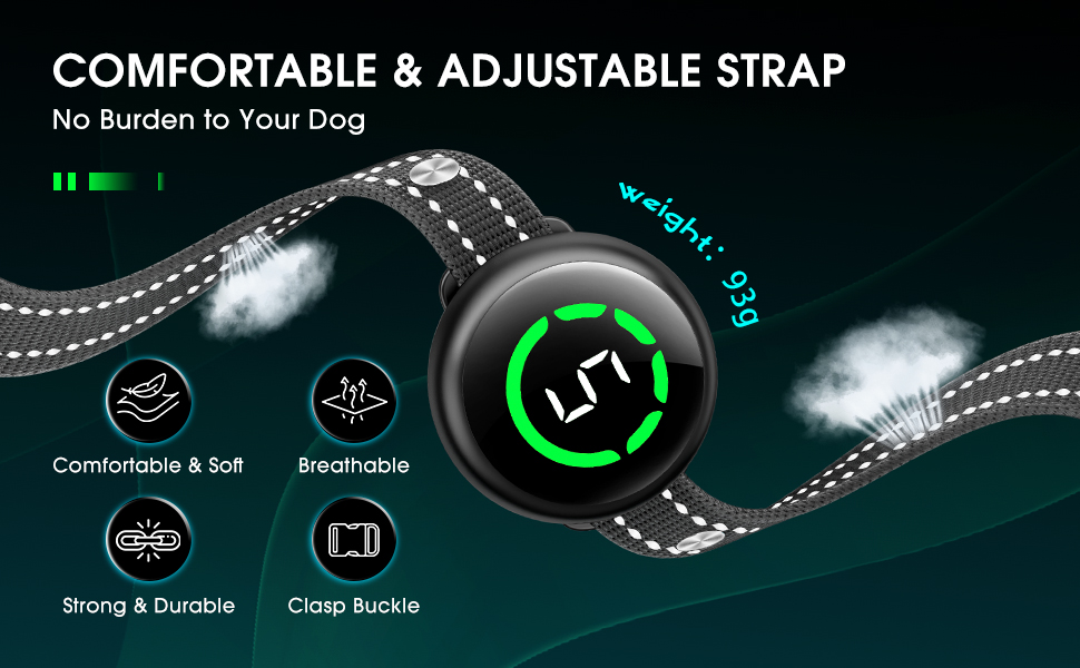 Bark Collar for Large Medium Small Dogs, Birkhey Dog Bark