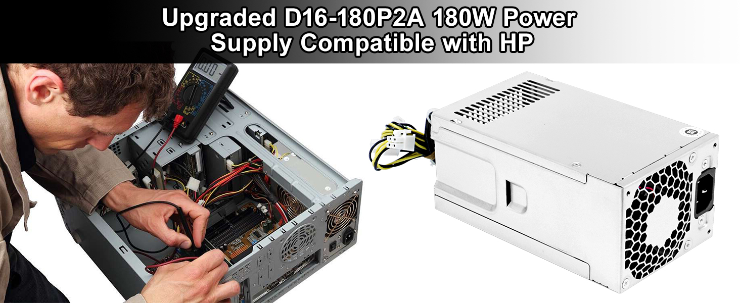 D16-180P2A 180W Power Supply Compatible with HP ProDesk 800 G3 