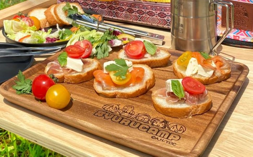 Amazon.co.jp: ゆるキャン△×[DRESS] ランチトレー 天然アカシア