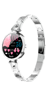 LONGLU Smart Watch for Women, Smartwatch Compatible for iOS Android iPhone Samsung Phones