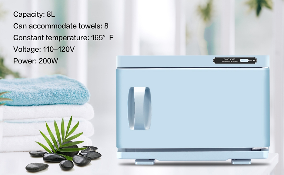 FWOD BIBTO 8L Professional Towel Warmer, Hot Towel Warmer Spa, Towel