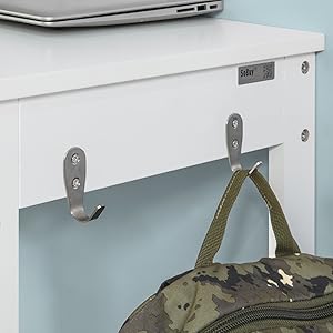 SoBuy Wood White Home Office Kids Table Computer Desk With Drawer,FWT43-W 15 FWT43-W