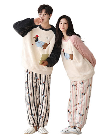 顔デカ　パジャマ　ペア ペアルック 中華風のパジャマ｜ペアルック専門通販サイト・ペアル