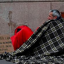 Guy in the blanket