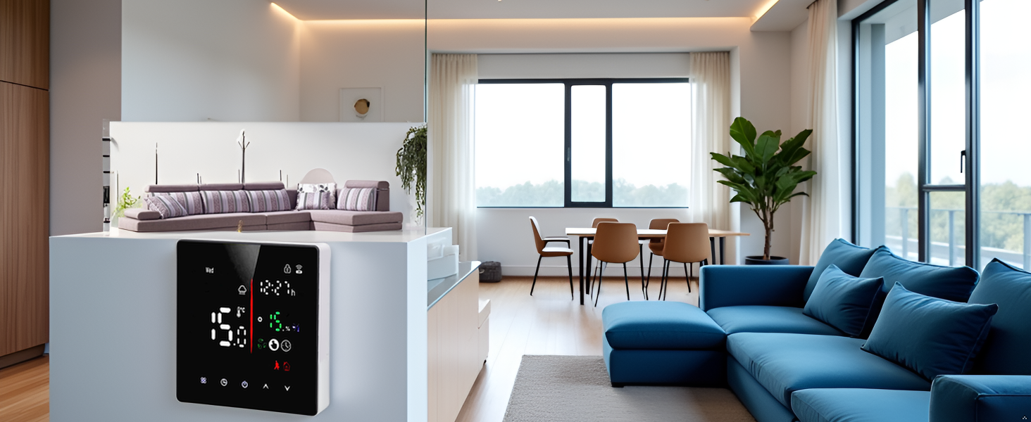 A cozy living room with a fireplace and a product on the mantelpiece.