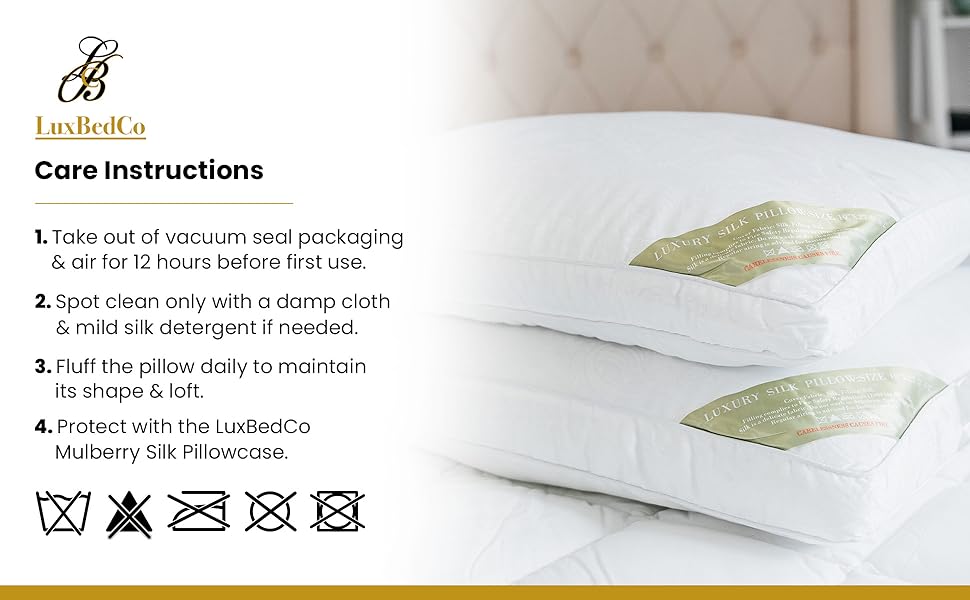 Enjoy a luxurious night's sleep with our hotel pillows luxury 2 pack.