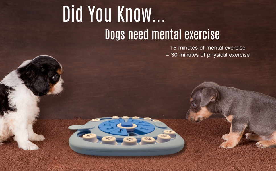 DUDULOVY Dog Puzzle Toys Level 2, Dog Puzzles for Smart