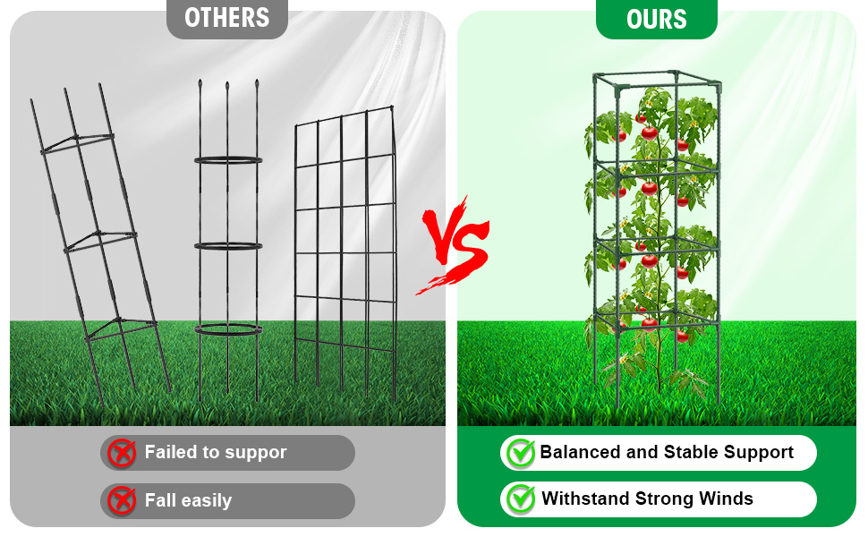 Square Tomato Plant Support 