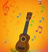Toy Imagine Guitar for Kids – 4-String Mini Instrument for Beginners, Music Learning Toy for Ages...