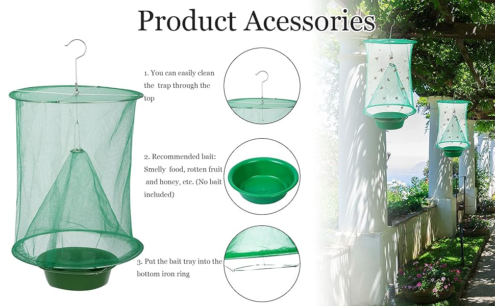 Ranch Fly Trap with Bait Tray